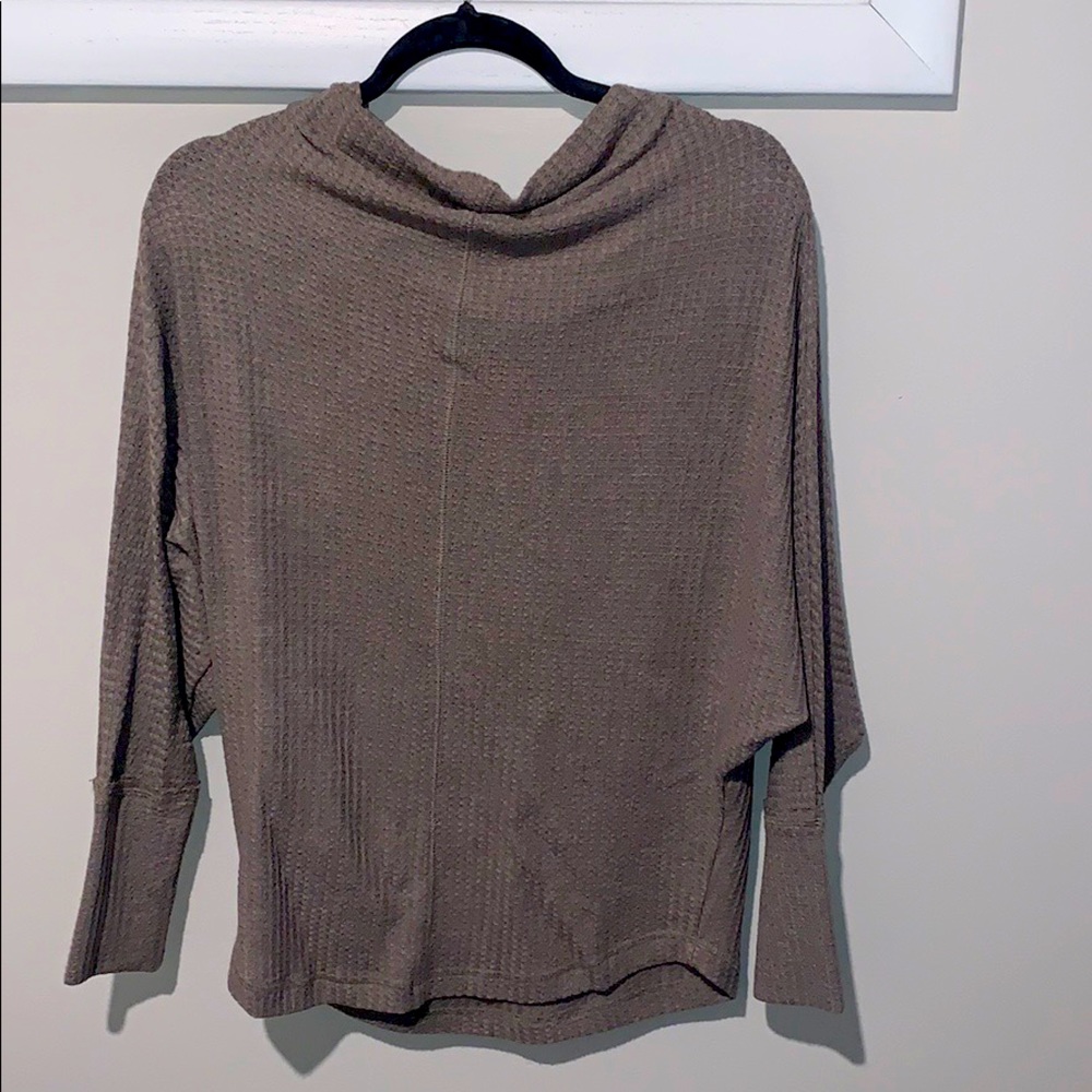 Cowl neck lightweight sweater